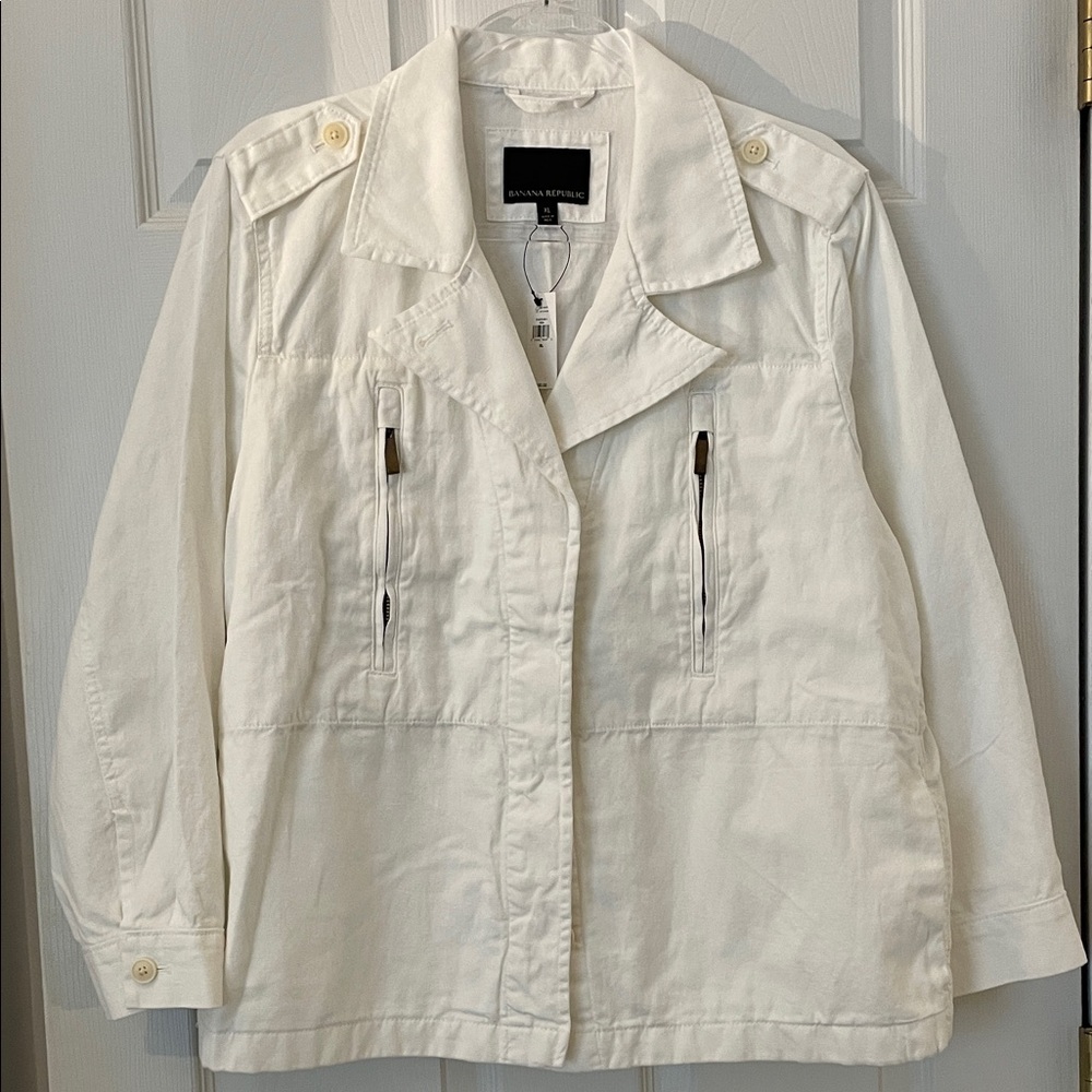 Banana Republic Button Front Utility Jacket